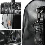 Weekender Oversized Travel Duffel Bag With Shoe Pouch, Leather Carry On Bag - Image 7